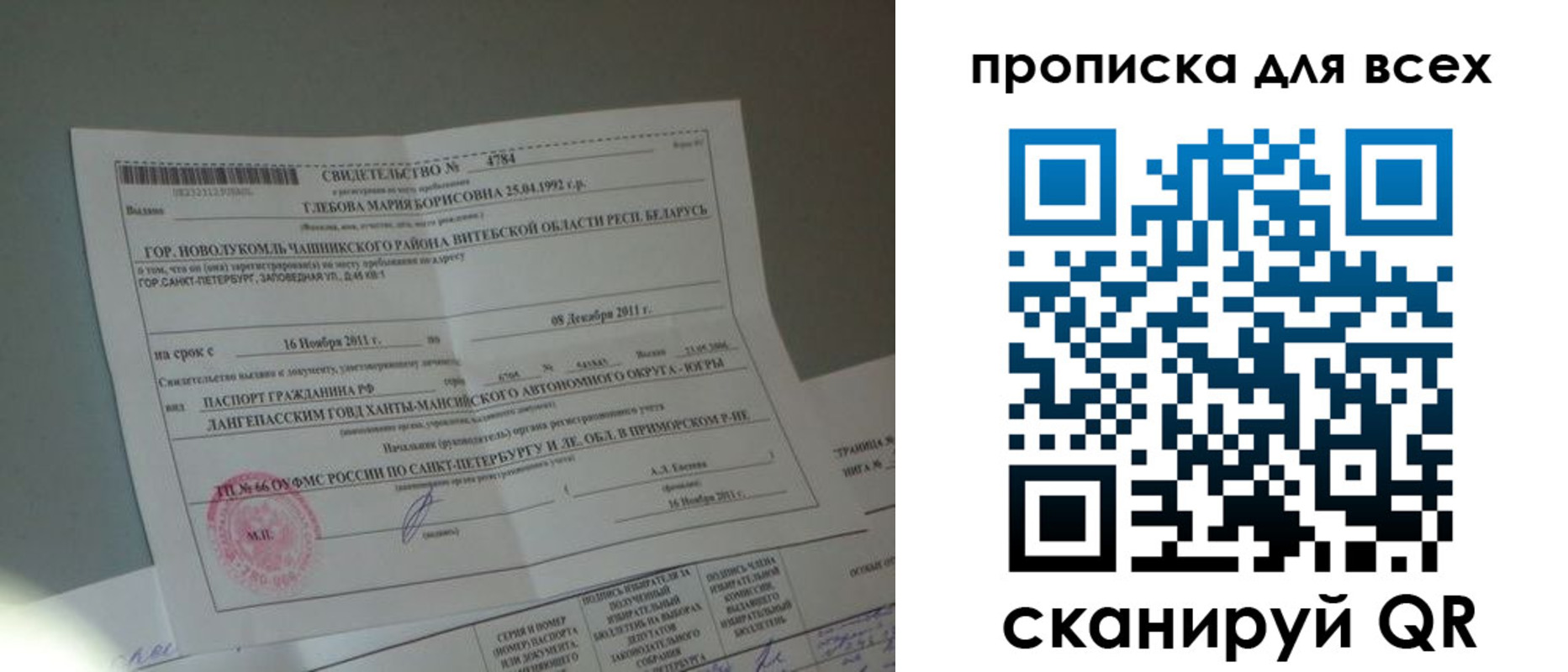 временная регистрация для всех в Дзержинске